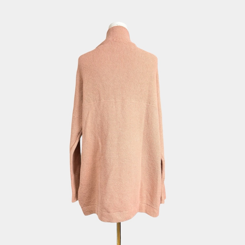 FREE PEOPLE Ottoman Tunic Cafe Cream Tunic Sweater, Effortless Pullover, Sz M - Picture 5 of 16